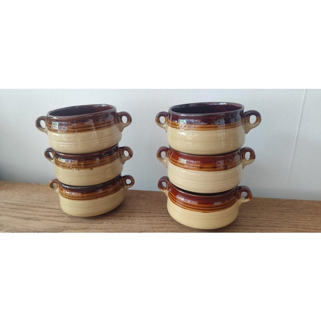 Large French Provincial Ceramic Coffee and Soup Service, 1970s, Set of 26 For Sale - Image 3 of 18