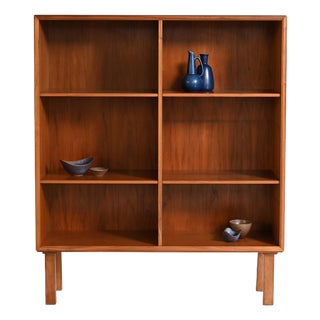 Scandinavian Teak Bookcase, 1960s For Sale