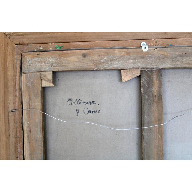 Yvonne Canu, Collioure, Oil on Canvas For Sale - Image 14 of 17