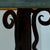 Metal Amsterdam School Table Lamp in Wrought Iron with Parchment Shade, 1930s For Sale - Image 7 of 8