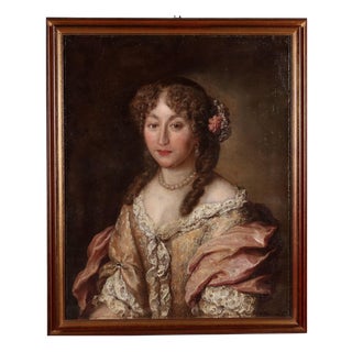 After Jakob Ferdinand Voet, Female Portrait, Canvas For Sale
