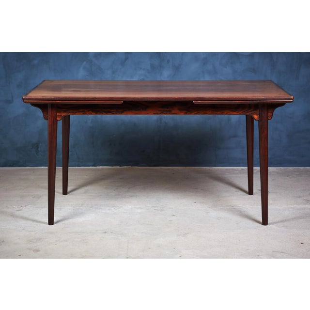 Mid-Century Modern Rosewood Dining Table by Gunni Omann for Omann Jun Møbelfabrik, 1960s For Sale - Image 3 of 7