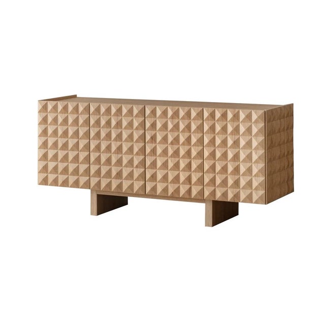 Teatro Spike Design Luxury Wood Architectural Sideboard For Sale - Image 11 of 11