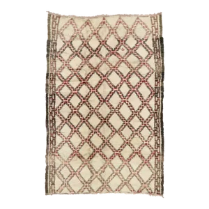 Vintage Beni Ourain Moroccan Rug - 07'00 x 10'05