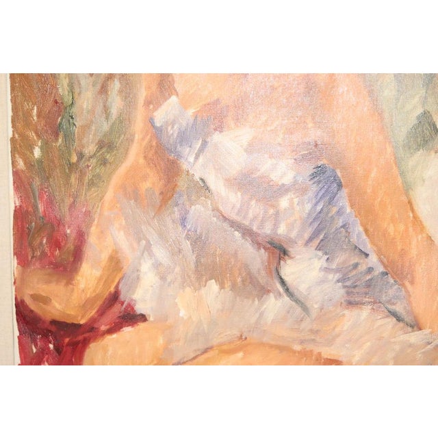 Bernt Lauritzen, Ballerina, 1960s, Large Oil on Canvas For Sale - Image 6 of 11