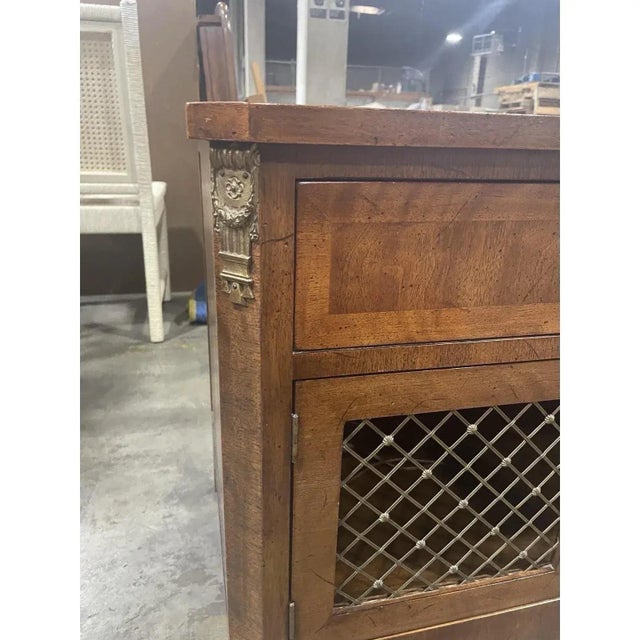 Wood Late 20th Century French Louis Style Nightstand by Henredon For Sale - Image 7 of 11