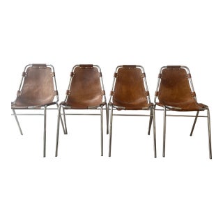 Dining Chairs by Charlotte Perriand for Les Arcs, 1960 - Set of 4 For Sale