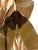 Mid 20th Century Mid-Century Modern Italian Murano Style Brass Palm Leaf Floor Lamp For Sale In Chicago - Image 6 of 7