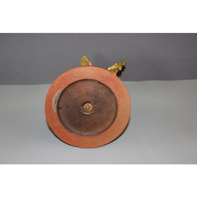 Metal Sculpture Representing a Rooster in Gilded Bronze, Late 19th Century For Sale - Image 7 of 15