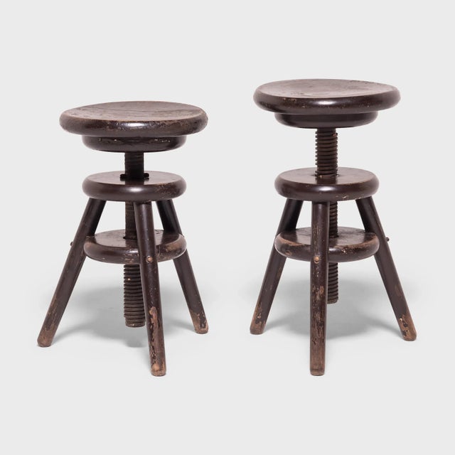 20th-Century Chinese Turn Stool For Sale In Chicago - Image 6 of 7