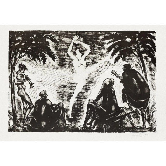 Venanzo Crocetti, Dance, Lithograph, Late 20th Century For Sale