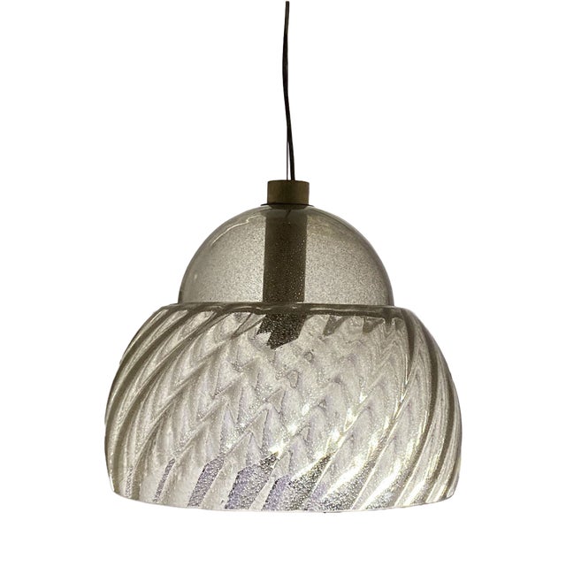 Murano Glass Chandelier in Amber Color from Mazzega, 1970s For Sale