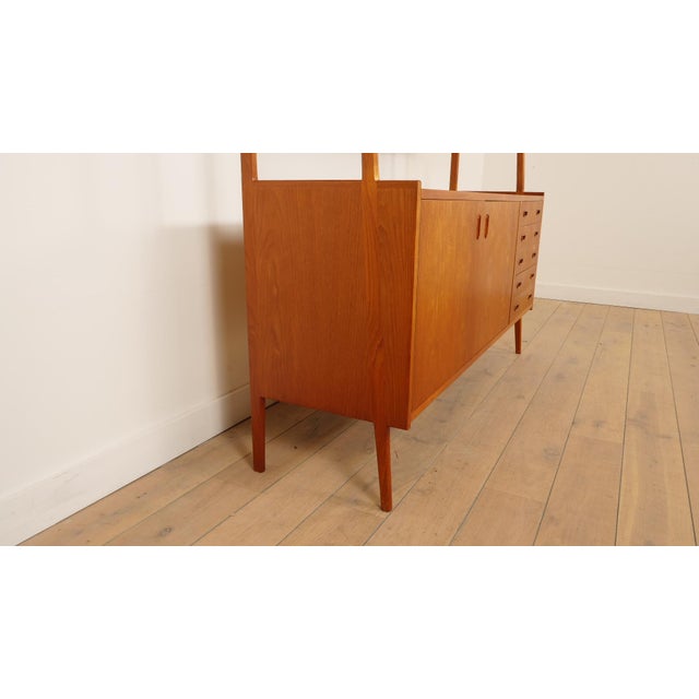 Vintage Wall Unit in Teak For Sale - Image 6 of 18
