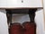 1940s Arts and Crafts Trestle Side Table with Magazine Rack For Sale - Image 4 of 4