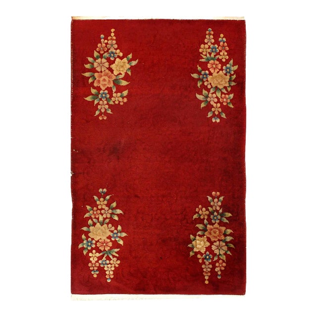Pasargad DC Antique Chinese Art Deco Rug For Sale