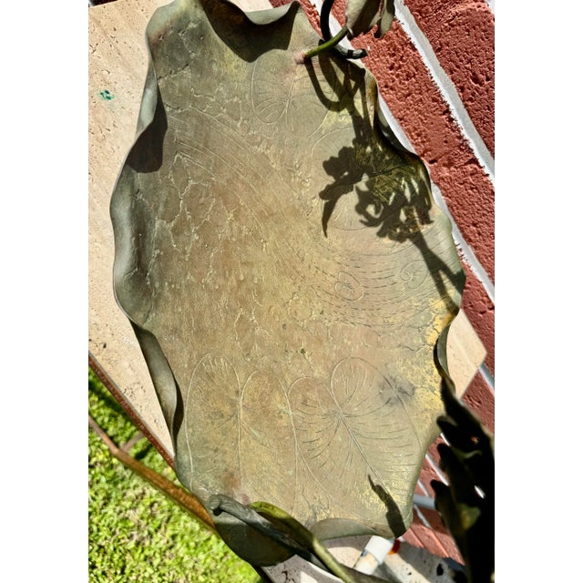 Large 16 1/2” Fine Antique Cold Painted All Bronze Basket For Sale - Image 4 of 11