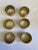 1960's Solid Brass Napkin Rings- Set of 6 For Sale - Image 4 of 8