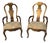 Karges Tortoiseshell Arm Chairs a Pair For Sale