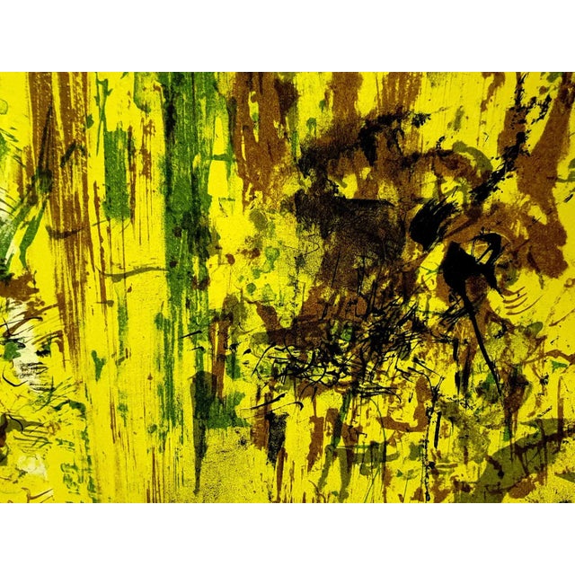 Zao wou-ki - original lithograph 1962 from la tentation de l’occident dimensions: 39 x 28.5 cm publisher: les bibliophiles...