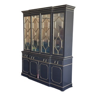 Chinoiserie Style Bar Cabinet For Sale