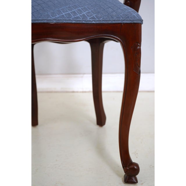 Pair of Mahogany Ribbon Back Armchairs For Sale - Image 14 of 18