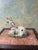 English 1980s Pair of Porcelain Recumbent Deer For Sale - Image 3 of 9