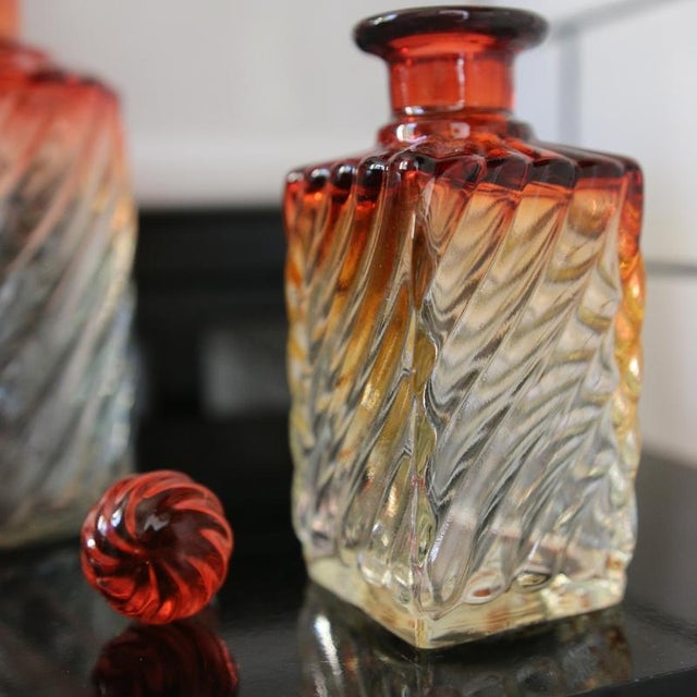 Baccarat French Crystal Perfume Bottles from Baccarat, Set of 2 For Sale - Image 4 of 8