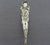 Art Nouveau 1902 "Raphael" Sterling Silver & Gold Wash Serving Fork by Alvin For Sale - Image 3 of 6