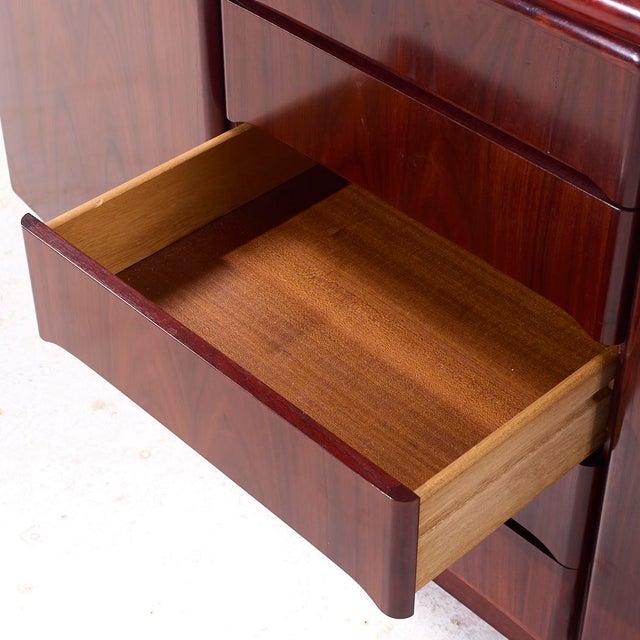 Brown Skovby Mid Century Danish Rosewood Credenza For Sale - Image 8 of 11