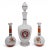 19th Century 19th Century French Opaline Glass Grand Tour Decanter & Portrait Vases – Set of 3 For Sale - Image 5 of 8