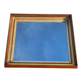 Fine American 19th Century Walnut With Gilt Mirror For Sale