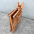 Vintage Costa Rican Wood and Leather Folding Rocking Chair For Sale - Image 4 of 9