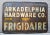 A scarce, likely one-of-a-kind, antique American Frigidaire enameled metal advertising sign, early 20th century, period...