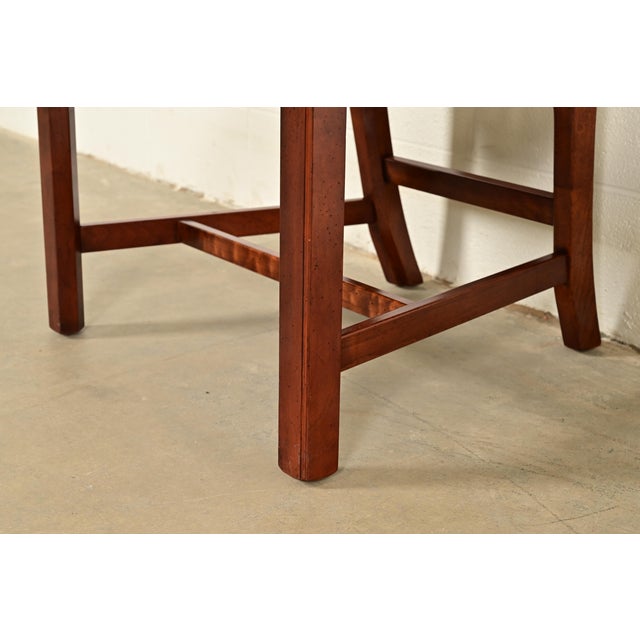 Henredon Georgian Carved Mahogany Armchairs, Pair For Sale - Image 10 of 16