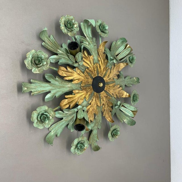 Large Florentiner Theatre Ceiling Light from Banci Firenze, Italy, 1970s For Sale - Image 12 of 18