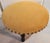 Rustic Early 19thc Round Stool With Suede Seat For Sale - Image 3 of 7