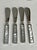 Late 20th Century Late 20th Century Mother of Pearl & Stainless Canapé Knives-Set of 4 For Sale - Image 5 of 6