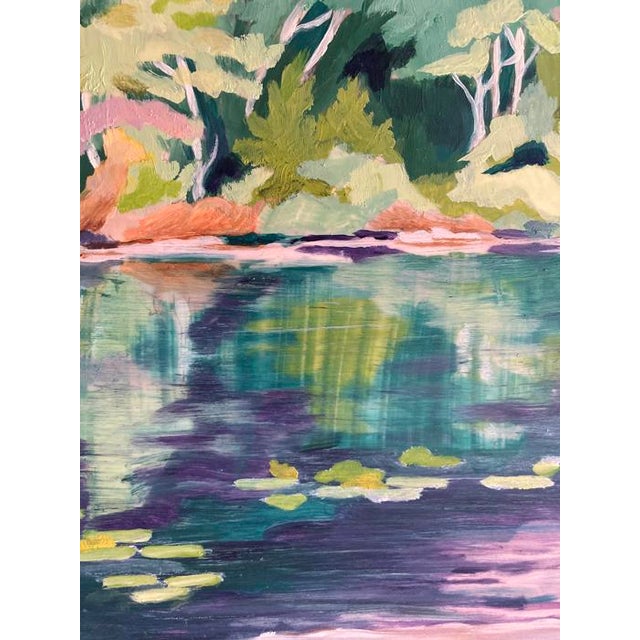 August Lake, Original Oil Painting For Sale - Image 4 of 6