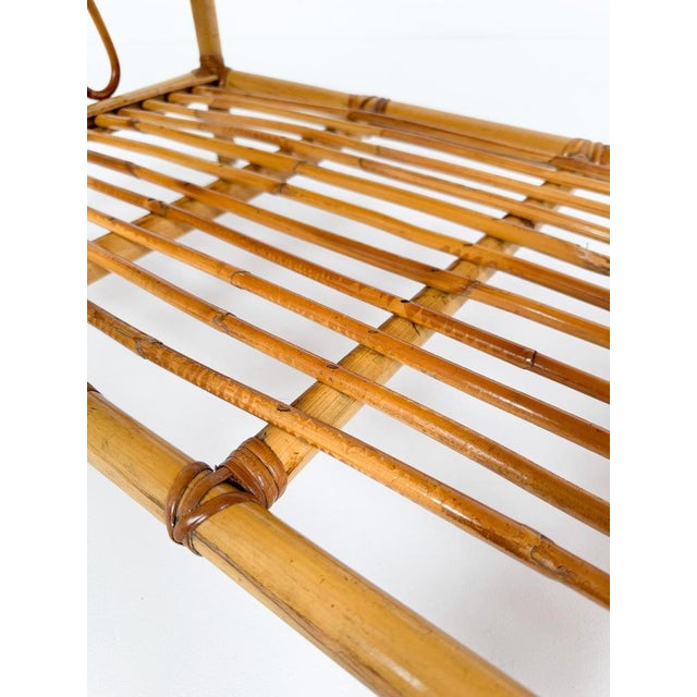Mid-Century Modern Italian Riviera Coffee Table in Bamboo with Rattan and Wicker, 1960s For Sale - Image 13 of 18