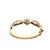 Victorian 14K Gold & Platinum Pearl and Diamond Bangle Bracelet, 2.20 Carat For Sale - Image 4 of 5