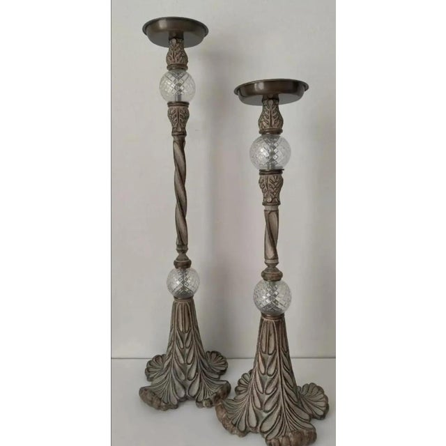 Vintage John-Richard Floor Torchières - A Pair For Sale - Image 9 of 11