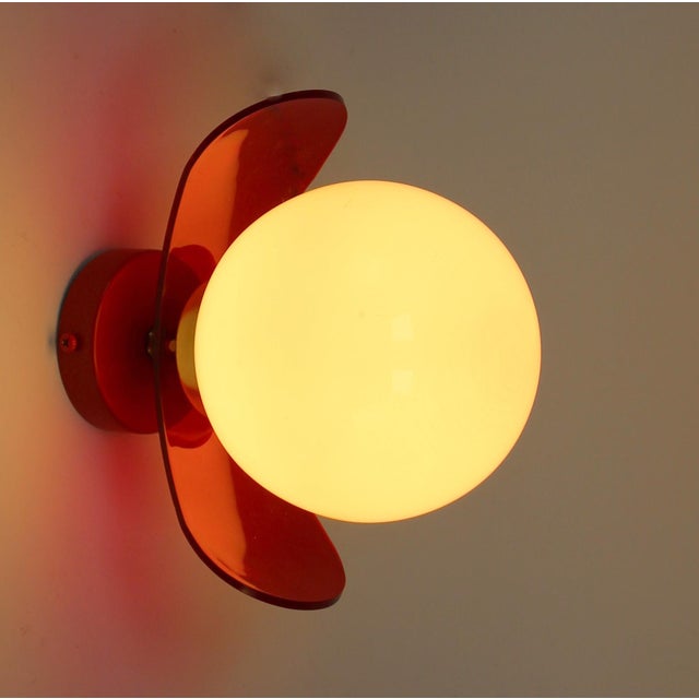 Vintage Wall Sconce, 1960s, in Very Good conditions. Designed 1960 to 1969 European Plug (up to 250V).The wiring of this...
