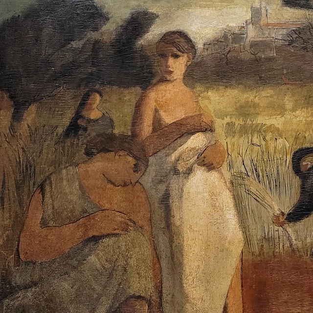Oil on panel “roquelaure”, agustín carrera, art deco, early 20th century – spain technique: oil on panel title of the...