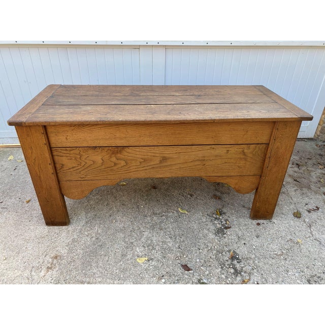 Antique Oak Bread Bin, 1800s For Sale - Image 5 of 18