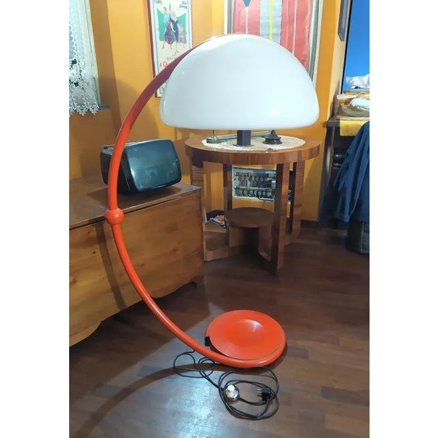 Metal Serpente Floor Lamp from Martinelli Luce, 1960s For Sale - Image 7 of 7