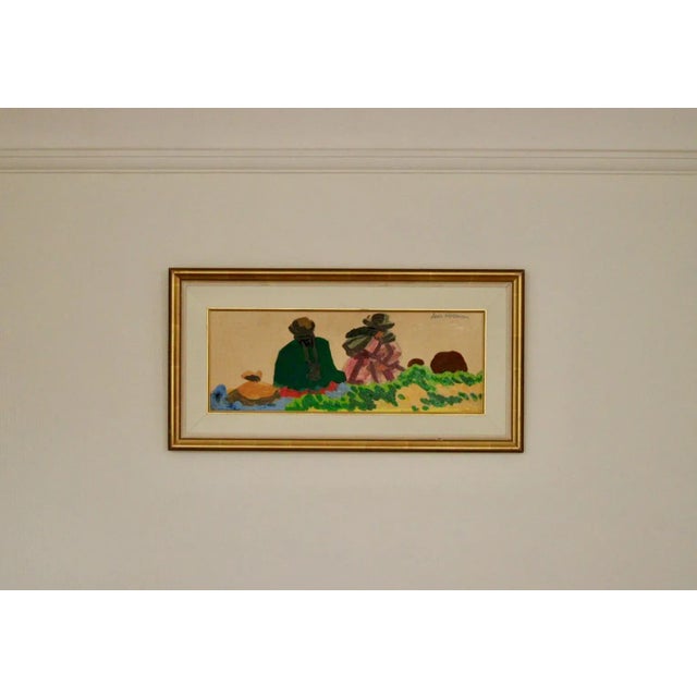 Lars Norrman, Figures, 1970s, Oil on Board, Framed For Sale - Image 11 of 11