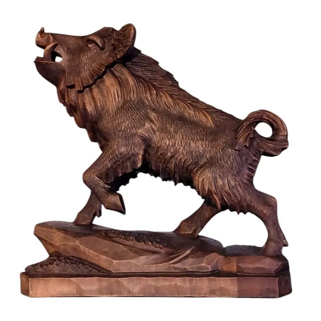 Black Forest Boar, 1920s For Sale - Image 10 of 10
