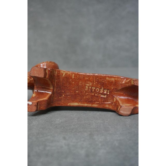 Mid-Century Modern Etruscan Style Ceramic Sculpture by Aldo Londi for Bitossi, Italy, 1960s For Sale - Image 3 of 8