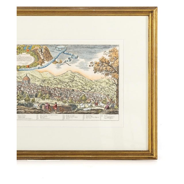 Framed Map of Tuscania For Sale - Image 4 of 8