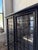 Antique Black Bamboo Glass-Fronted Bookcase, 1900s For Sale - Image 9 of 18